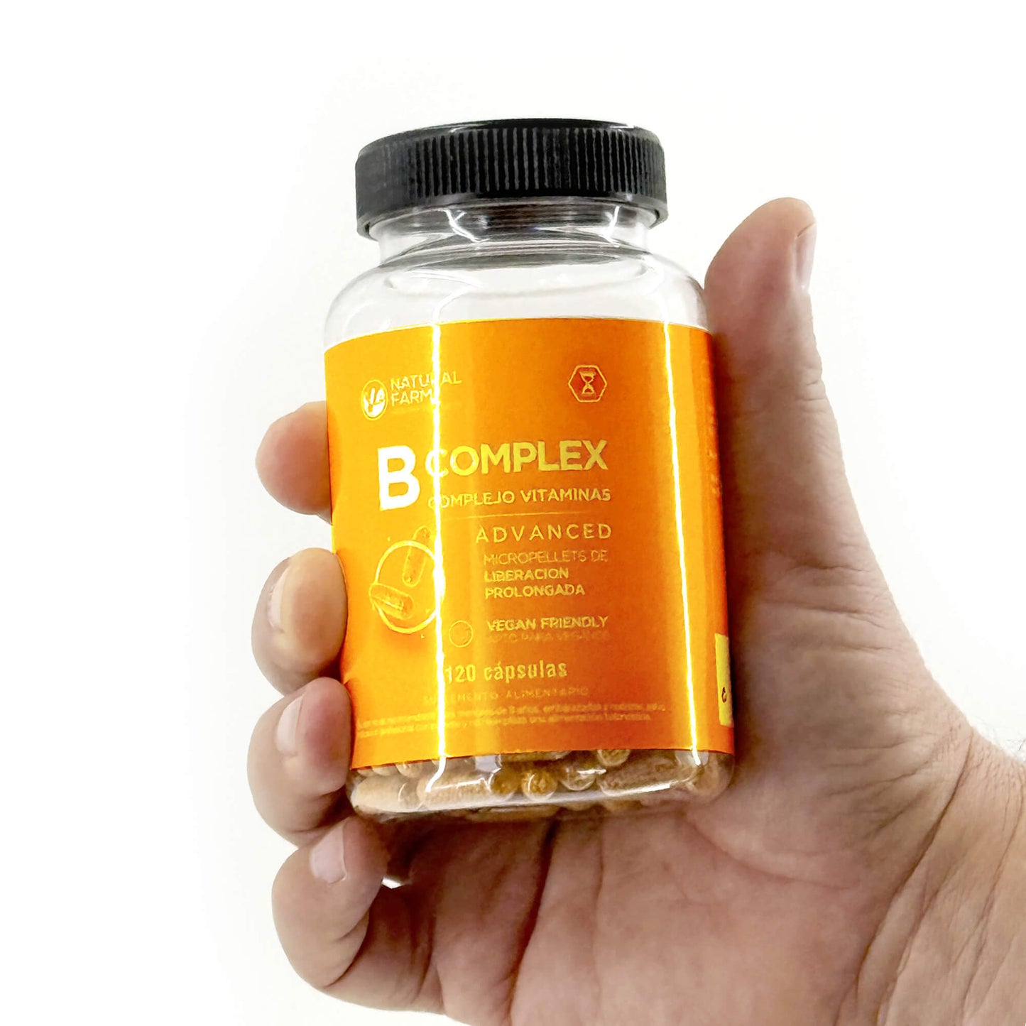 Complejo de vitaminas B 120 cápsulas microgránulos