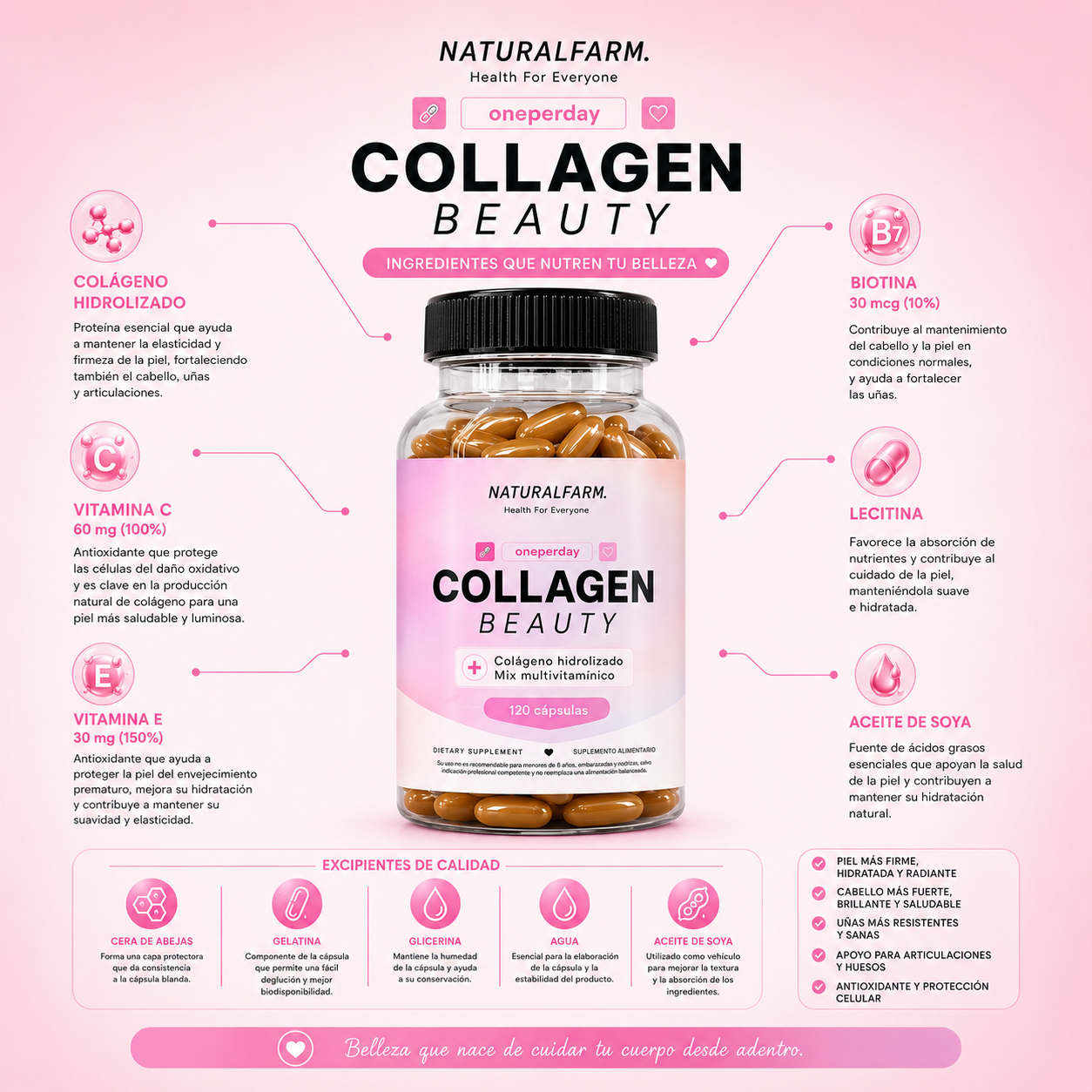 Collagen Beauty 120 Cápsulas