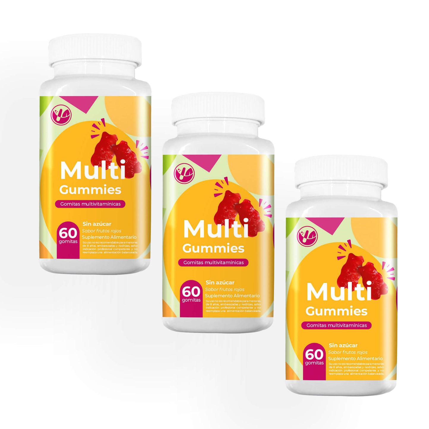 Gummies Multivitamínicas 60 gomitas masticables
