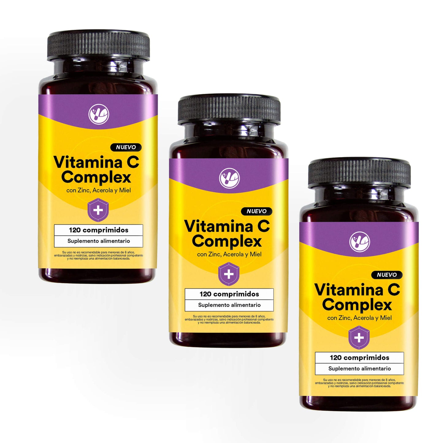 Vitamina C Complex 120 comprimidos masticables