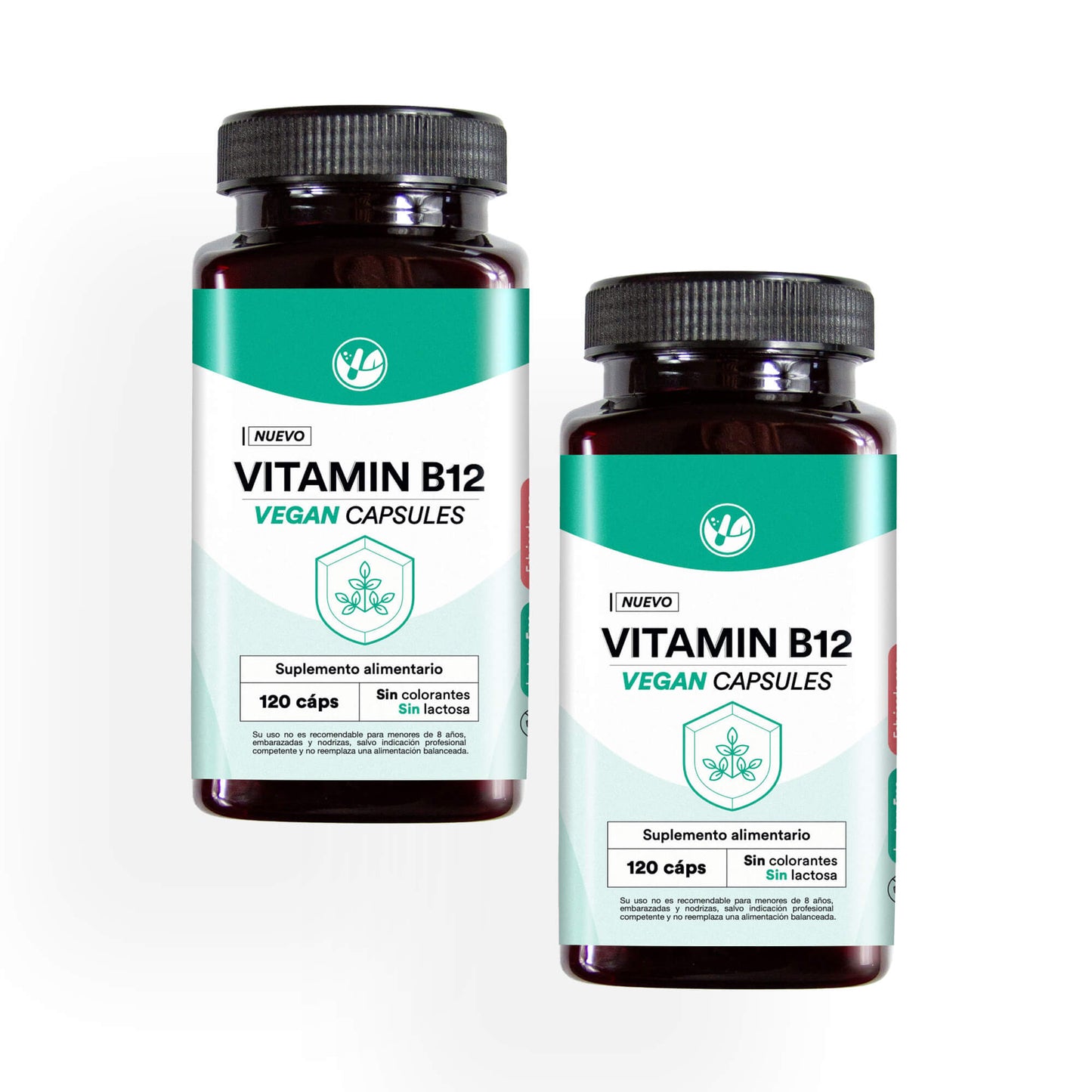 Vitamina B12 120 cápsulas vegetales