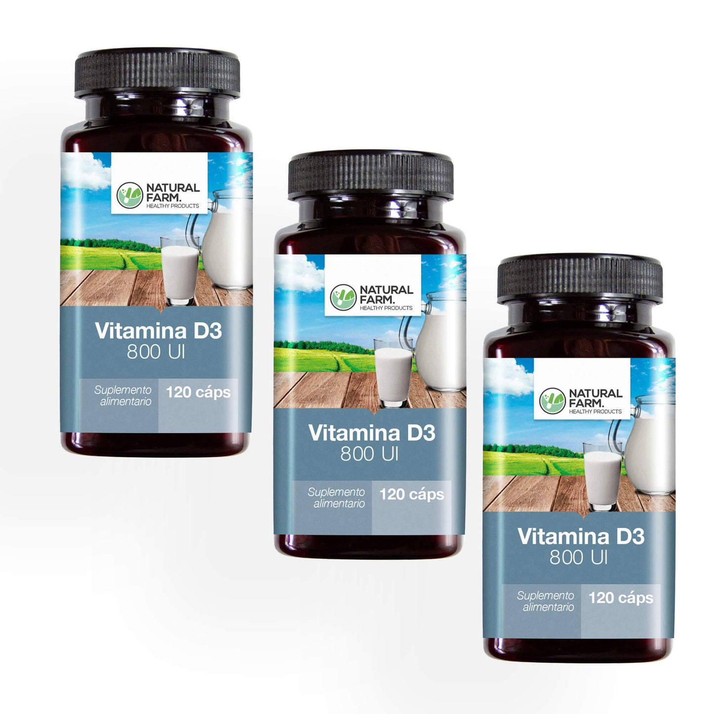 Vitamina D 120 cápsulas