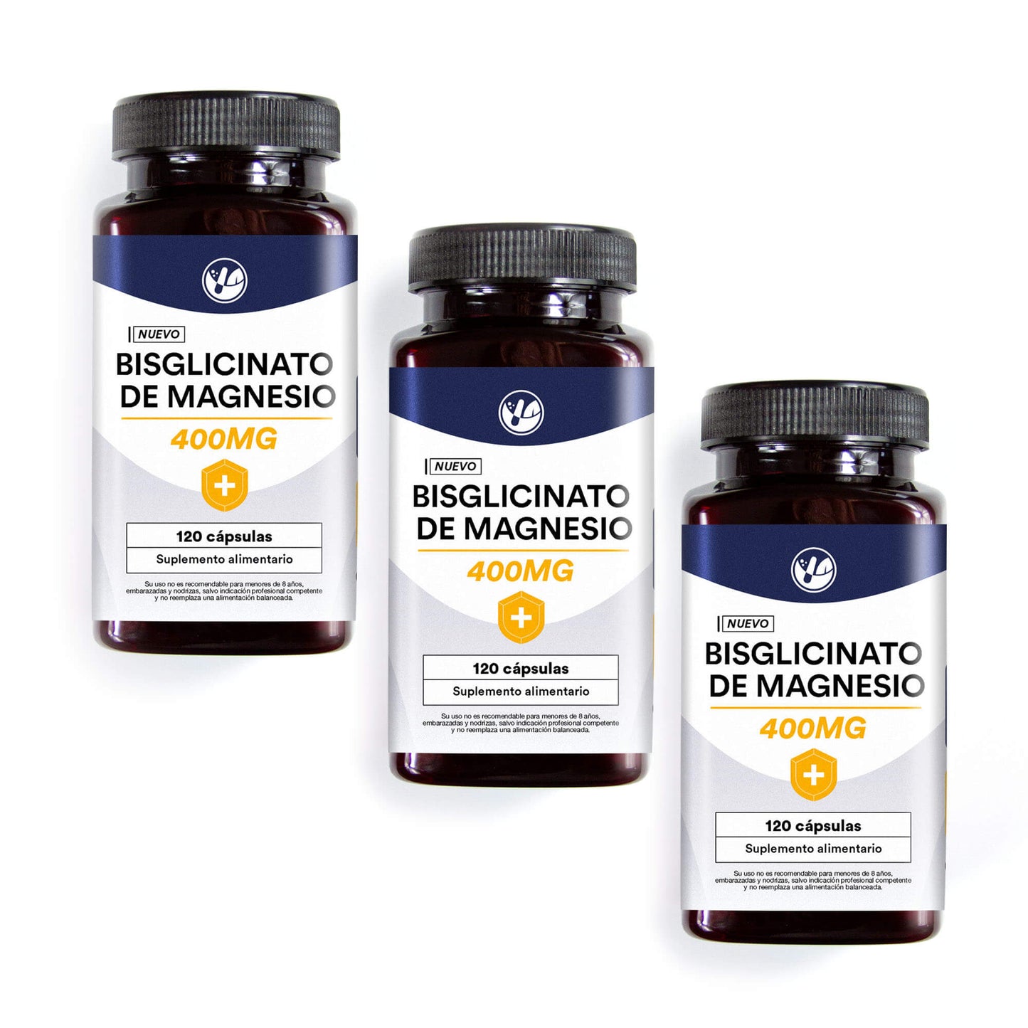 Bisglicinato de magnesio 120 cápsulas