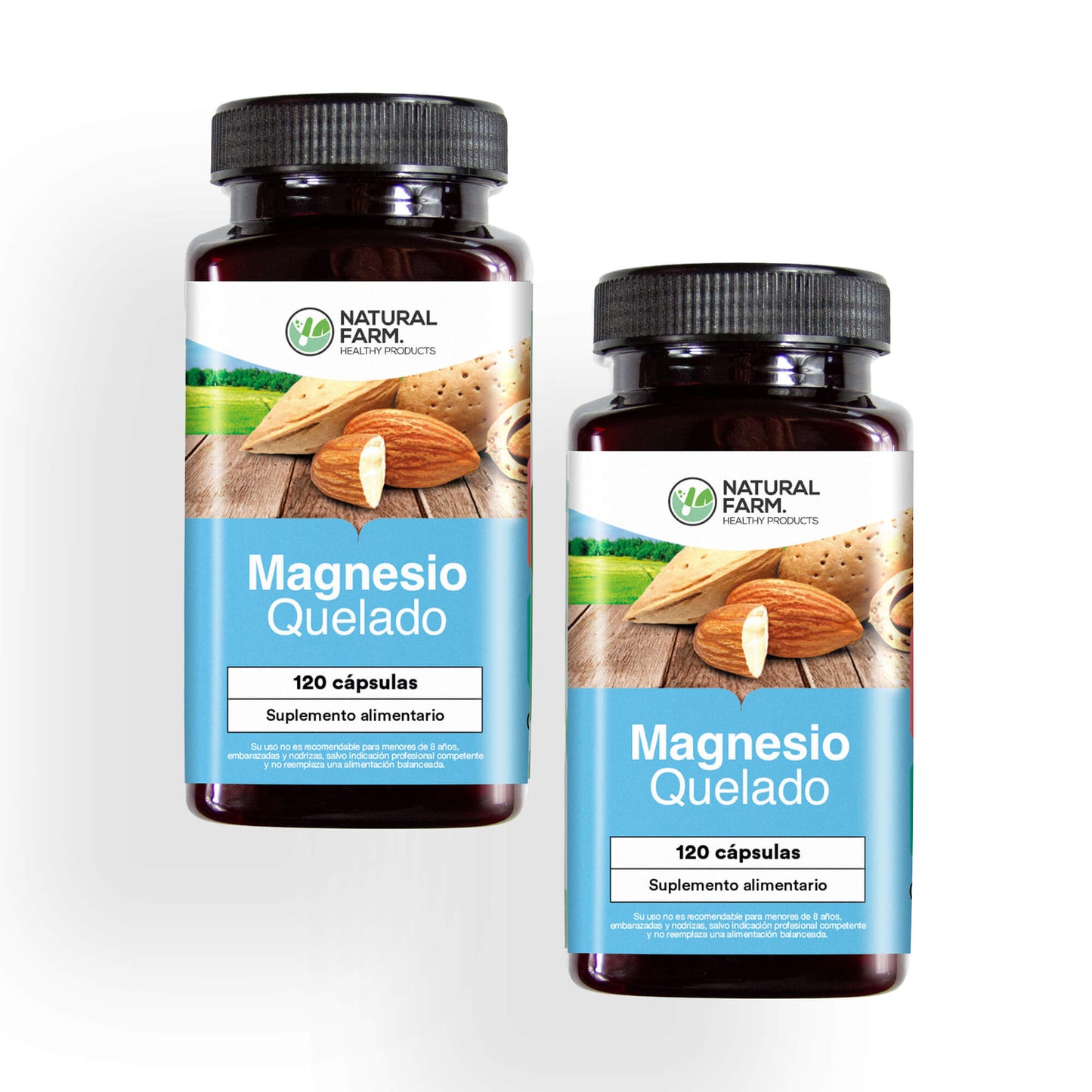 Magnesio Quelado 120 cápsulas