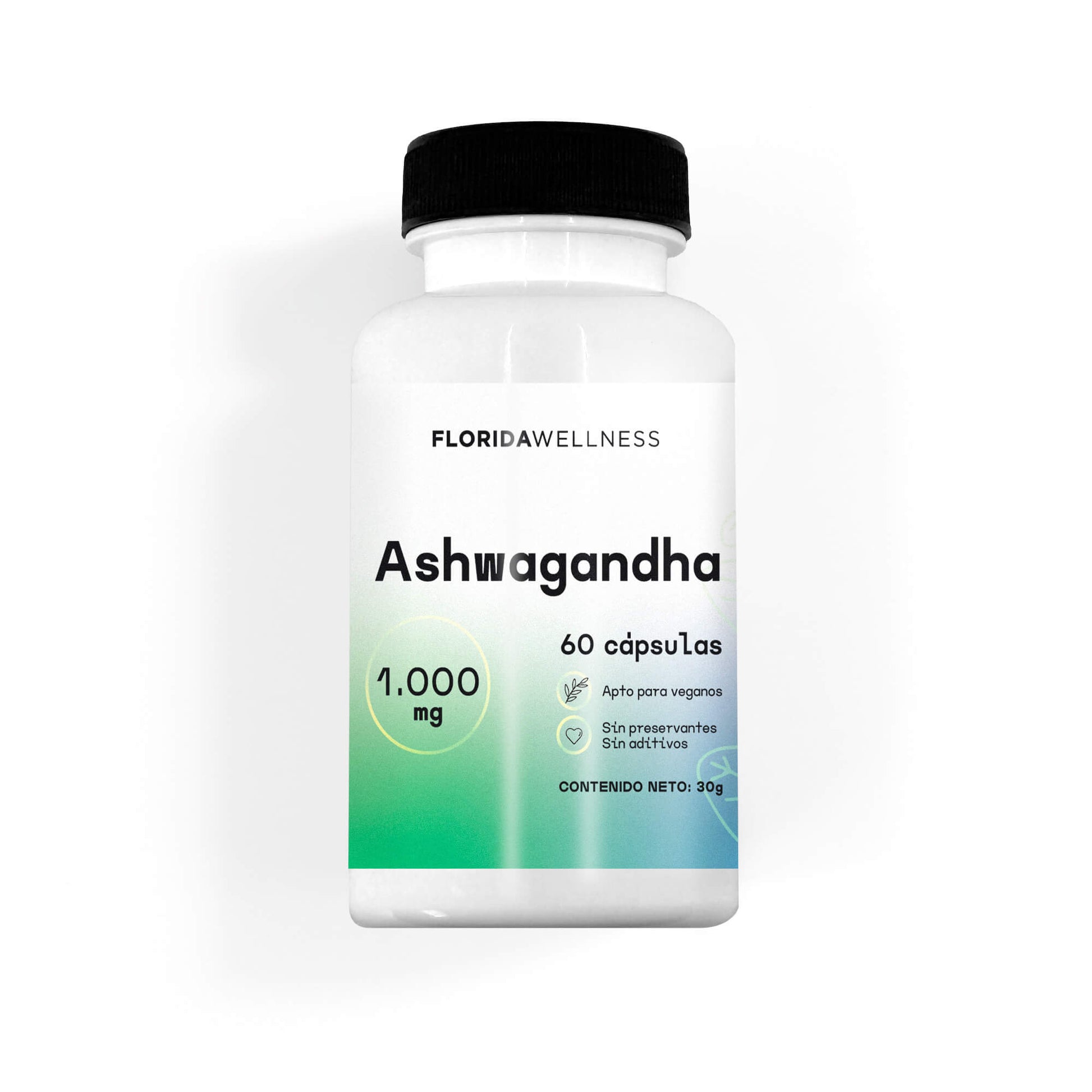 Ashwaghanda 60 cápsulas vegetales adaptógeno natural Chile