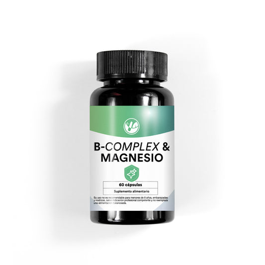 B Complex + Magnesio 60 Cápsulas Energía y Sistema Nervioso
