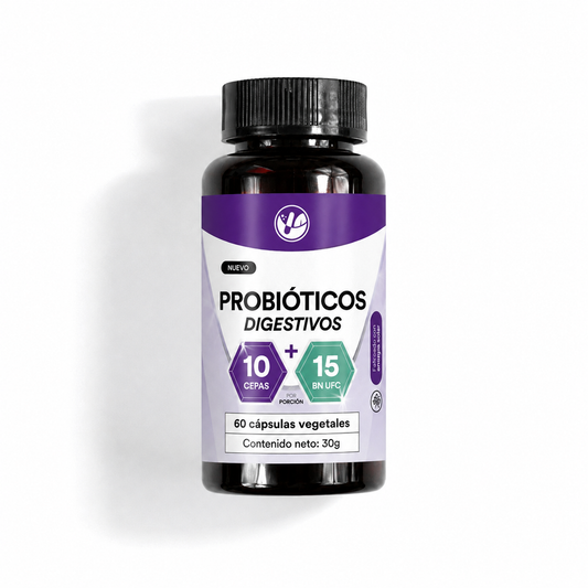 Probióticos Digestivos 60 cápsulas vegetales