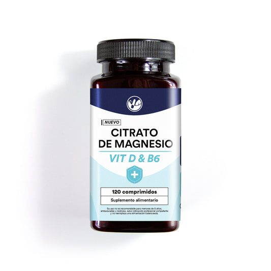 Citrato de magnesio con Vitaminas B6 y D 120 comprimidos