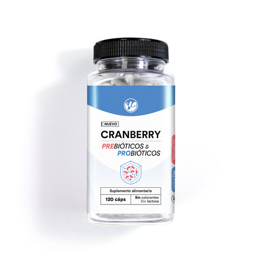 Cranberry con Prebióticos y Probióticos 120 cápsulas