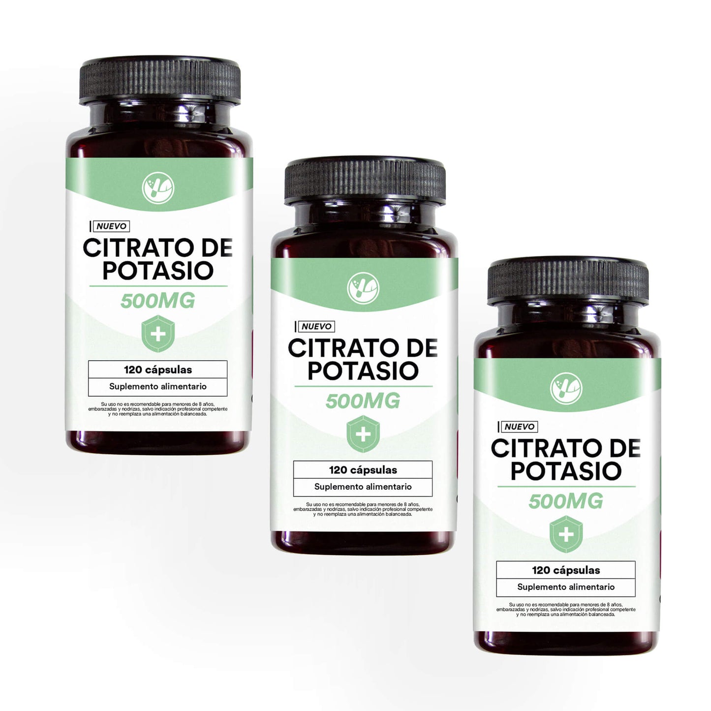 Citrato de Potasio 120 cápsulas
