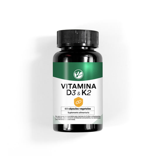Vitamina D3 + K2 60 cápsulas