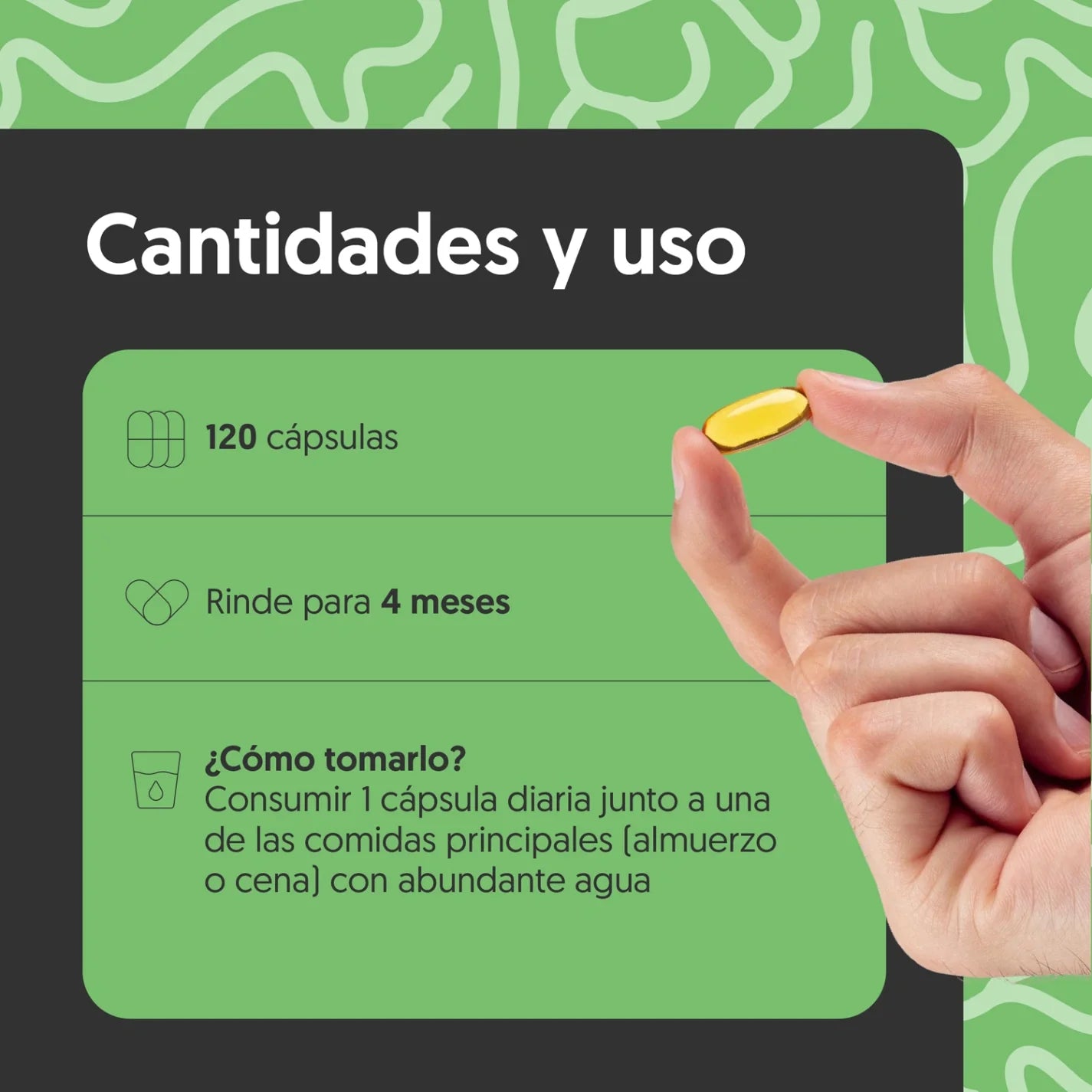 Aceite de Orégano 300mg 120 cápsulas blandas
