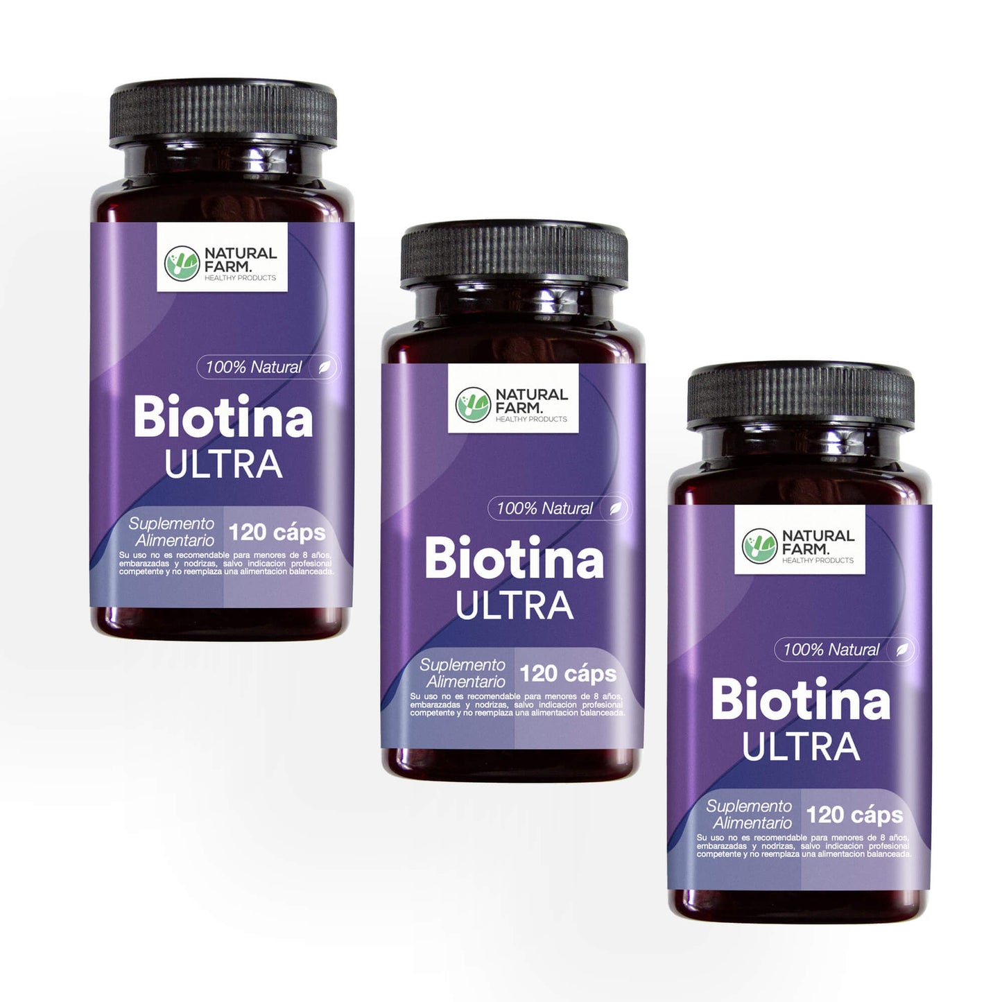 Biotina Ultra 120 cápsulas