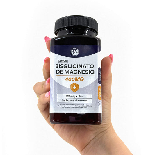 Bisglicinato de magnesio 120 cápsulas