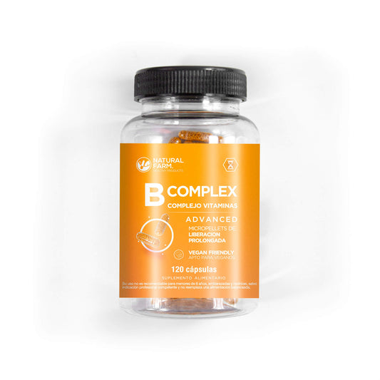 Complejo de vitaminas B 120 cápsulas microgránulos